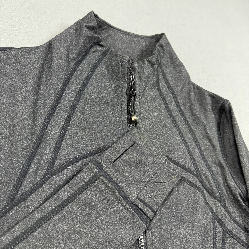 Lululemon Define Jacket Heathered Charcoal Gray Full Zip Yoga Athletic Size 6